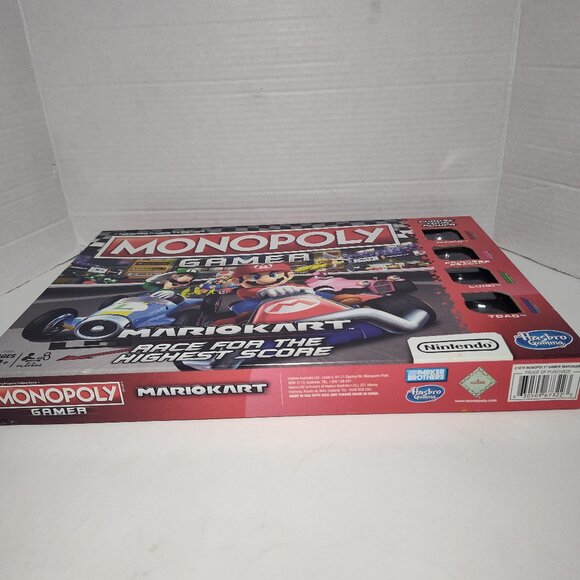 2018 Monopoly Gamer Mario Kart Race for highest score Board Game Ages 8+ - Picture 2 of 8